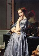 Jean-Auguste Dominique Ingres The comtesse d'haussonville oil painting artist